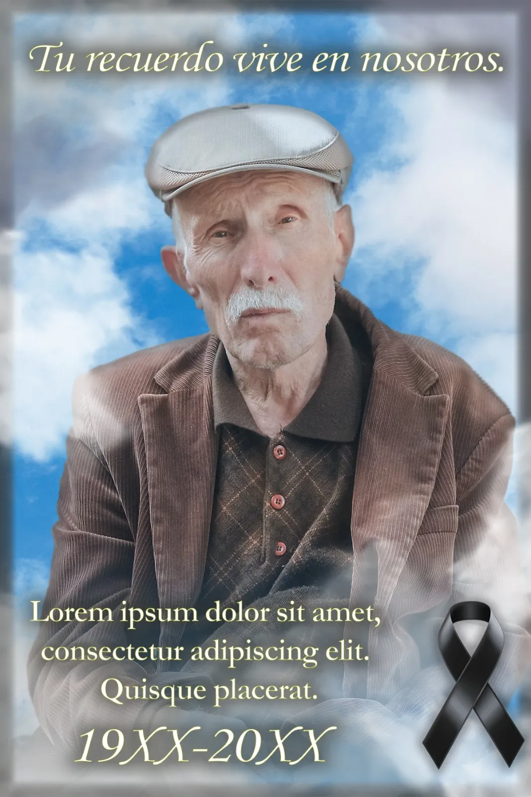Ejemplo de homenaje póstumo